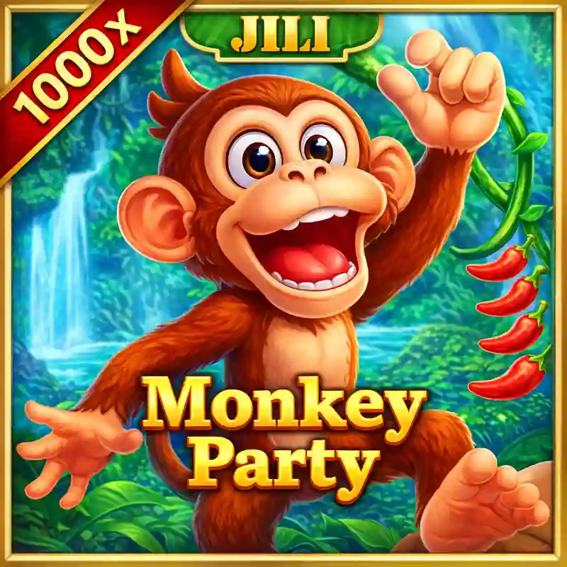 Monkey Party Online Casino Game Banner